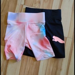 Girls Puma Biker Shorts